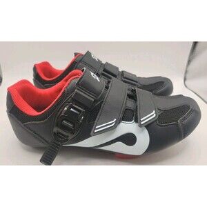 Peloton EU 40 Bike Cycling Black Red Womens Size 9 Mens Size 7 Shoes Cleats